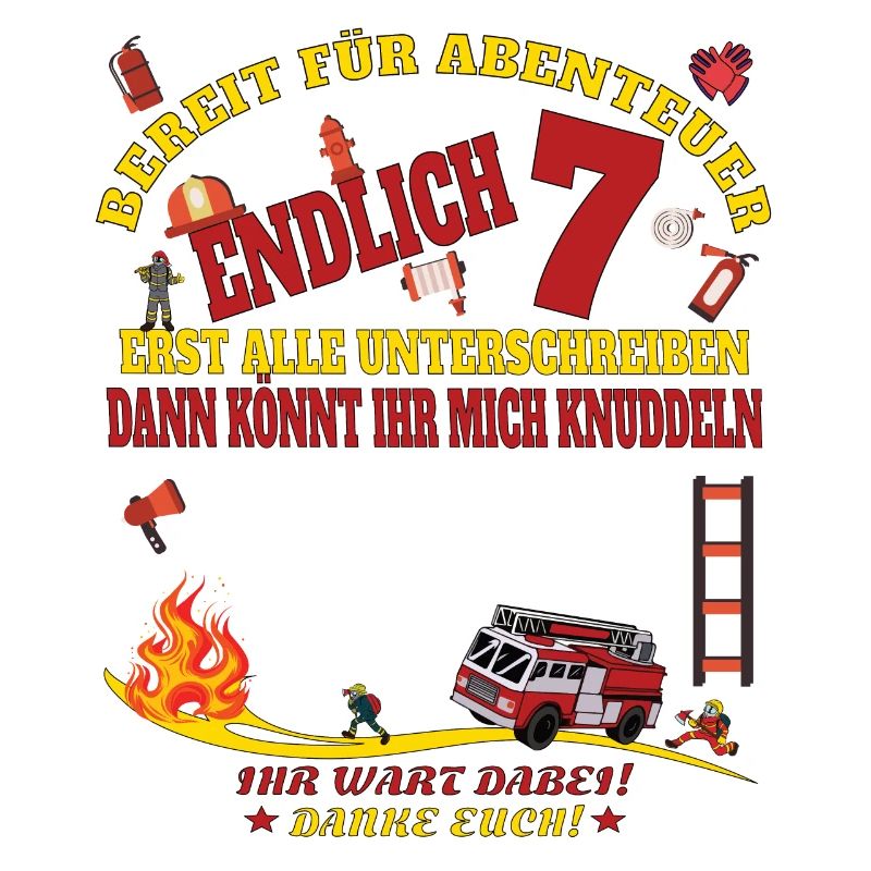 7. Geburtstag Junge & Mädchen Gästebuch