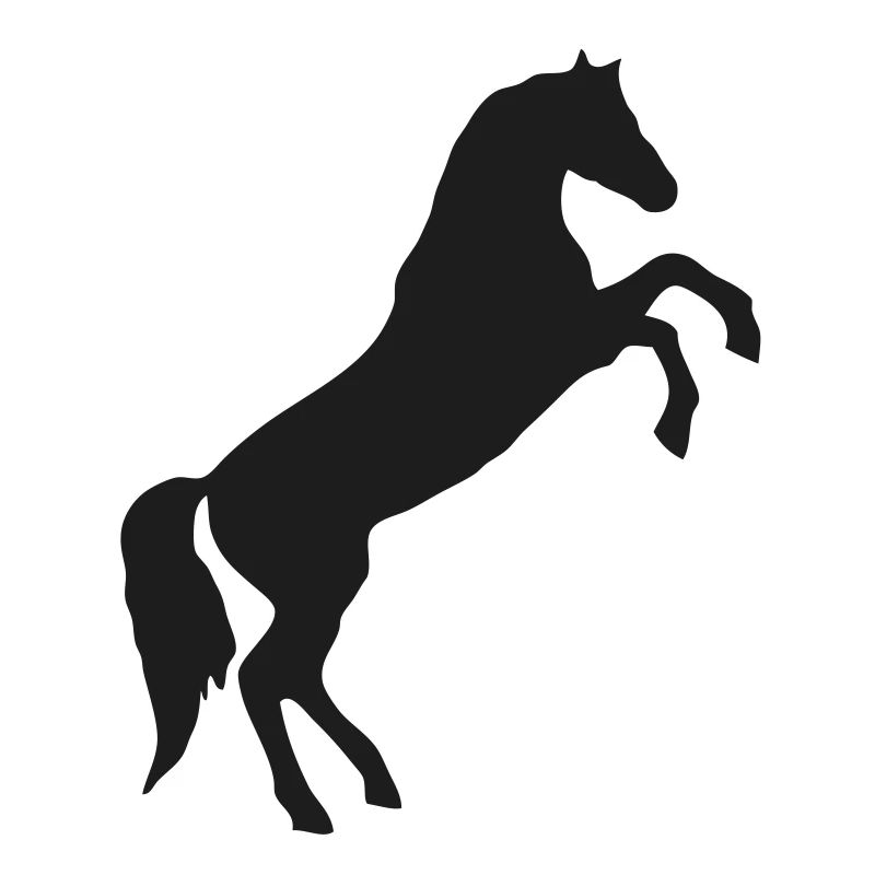 Steigendes Pferd / wildes Pferd