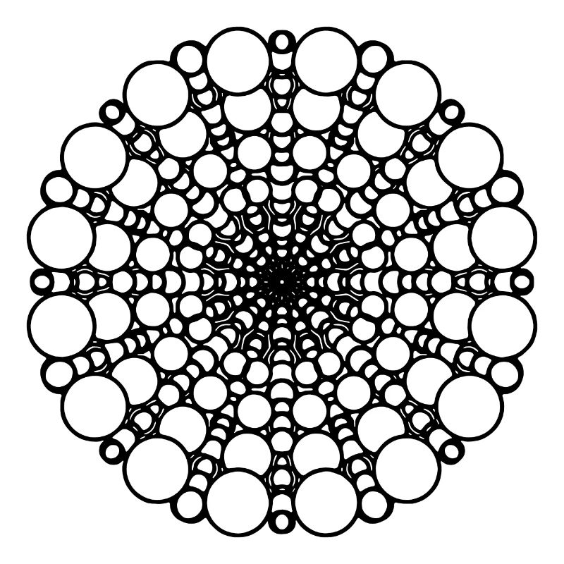 Geometric Mandala Circles Round Pattern Shape