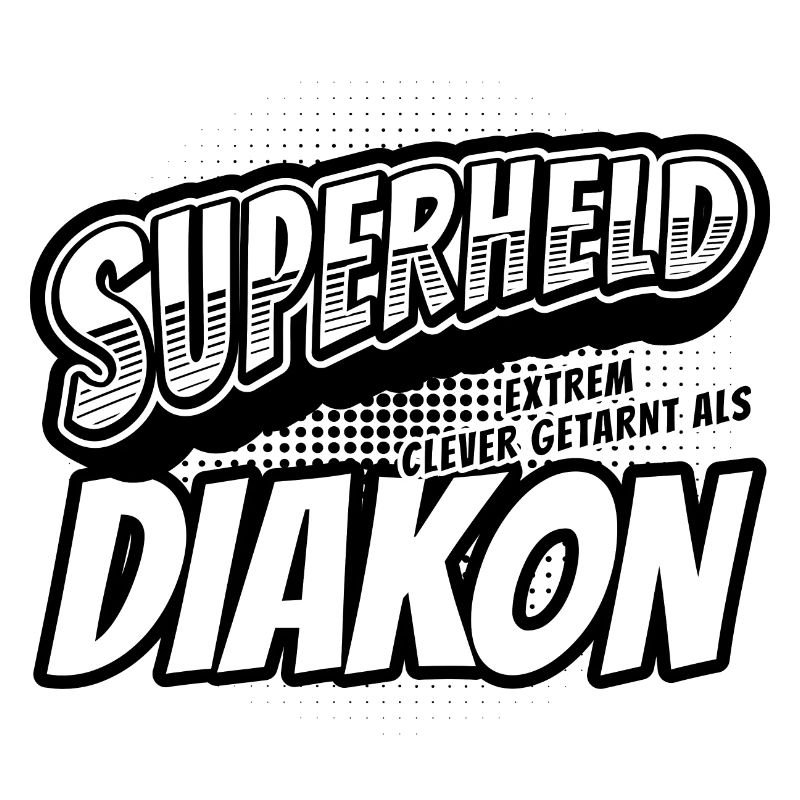 Superheld, clever getarnt als Diakon