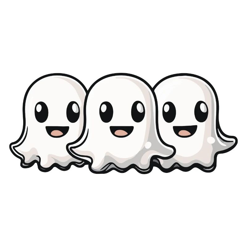 Ghosts Halloween Cute