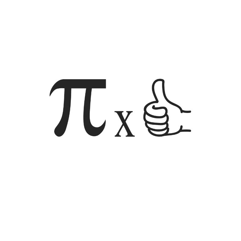 Math Math meme Pi times thumb circle number