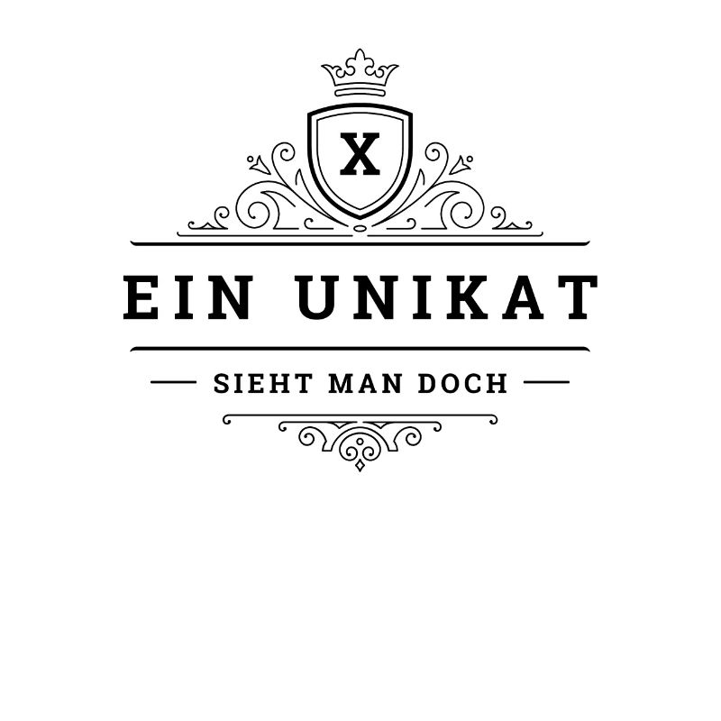 Ein Unikat Ein Einzelstück Anfangsbuchstabe X Name