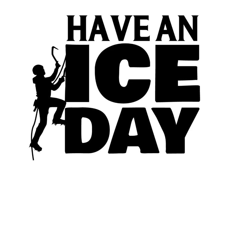 Eiskletterer Eisklettern Sportler Eis Klettern