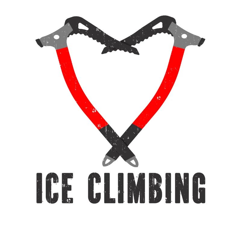 Ich Liebe Eisklettern Eiskletterer Eispickel