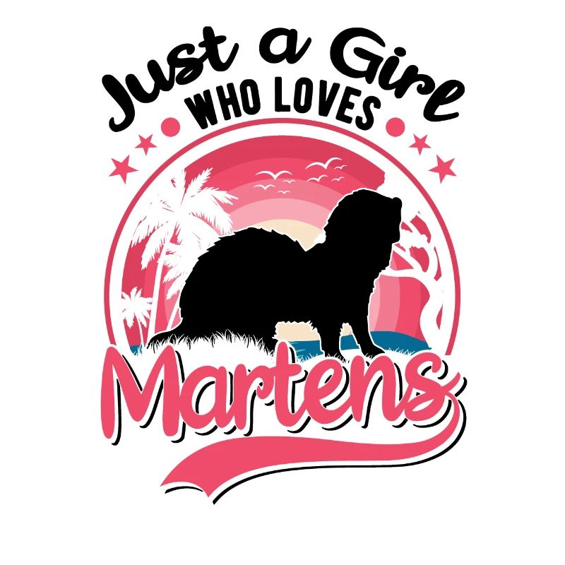 Marder Mädchen Nerz Dachs Baummarder