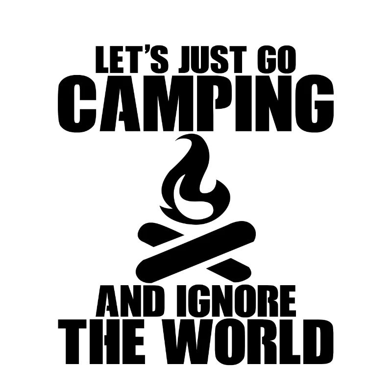 Allons simplement camper et ignorons le monde