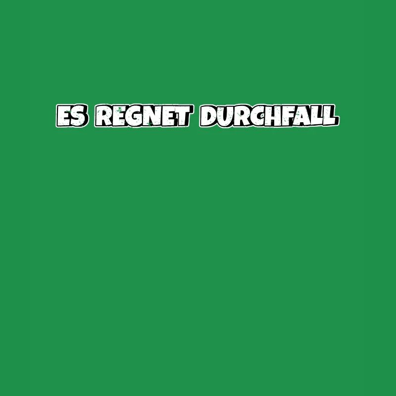 Es regnet Durchfall