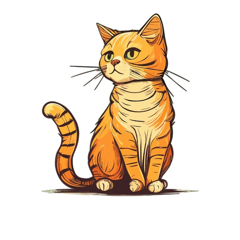 Chat dans le style comique