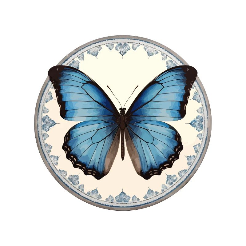 Morpho Papillon Bleu