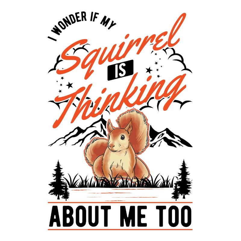 Eichhörnchen Geschenk Grauhörnchen Squirrel