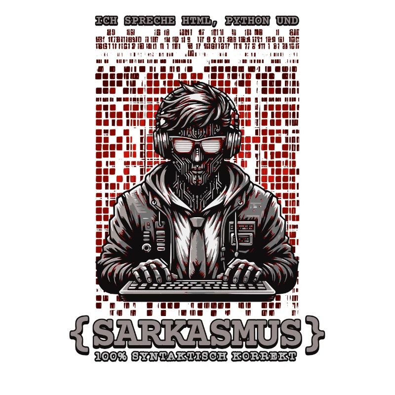 I speak HTML, Python and sarcasm