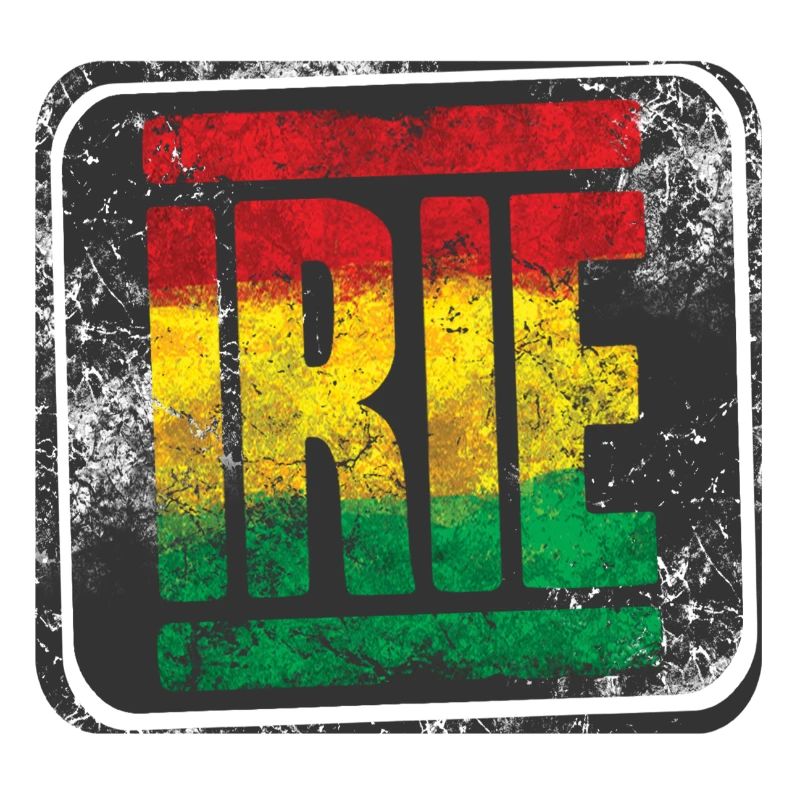 Design rasta authentique avec dégradé