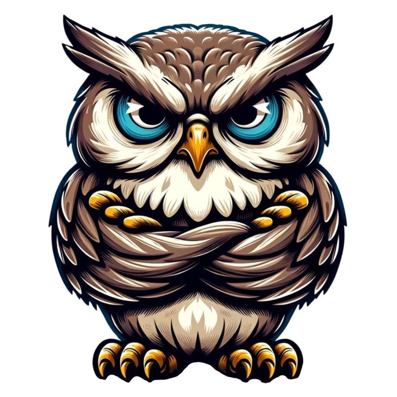 Grumpy Owl