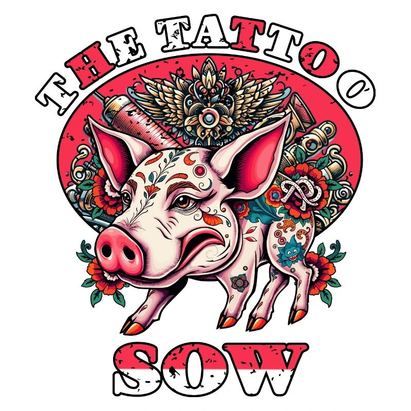 Le cochon tatoué