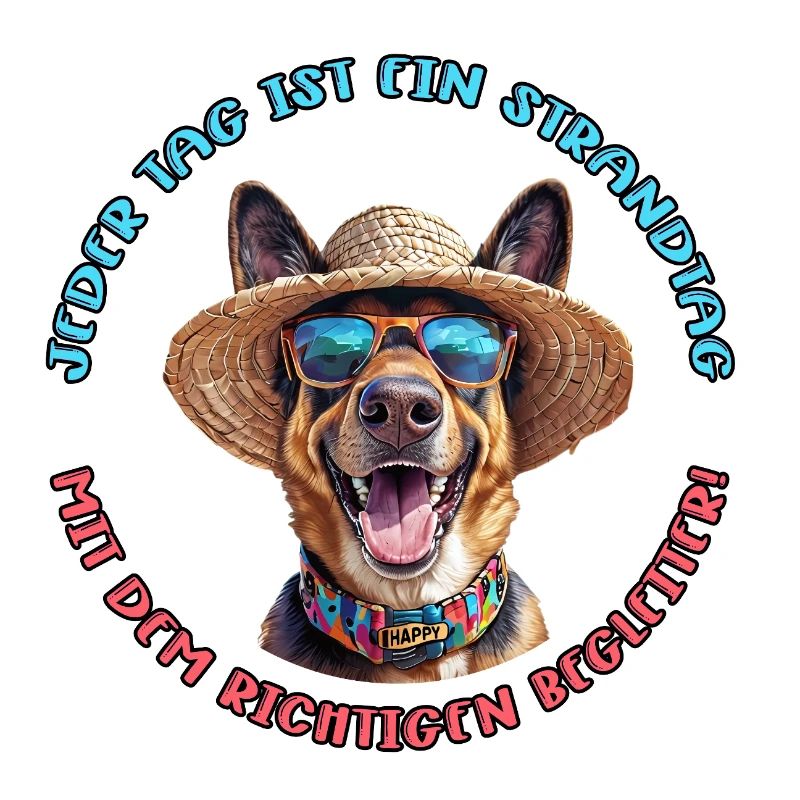 Deutscher Schäferhund: Jeder Tag am Strand