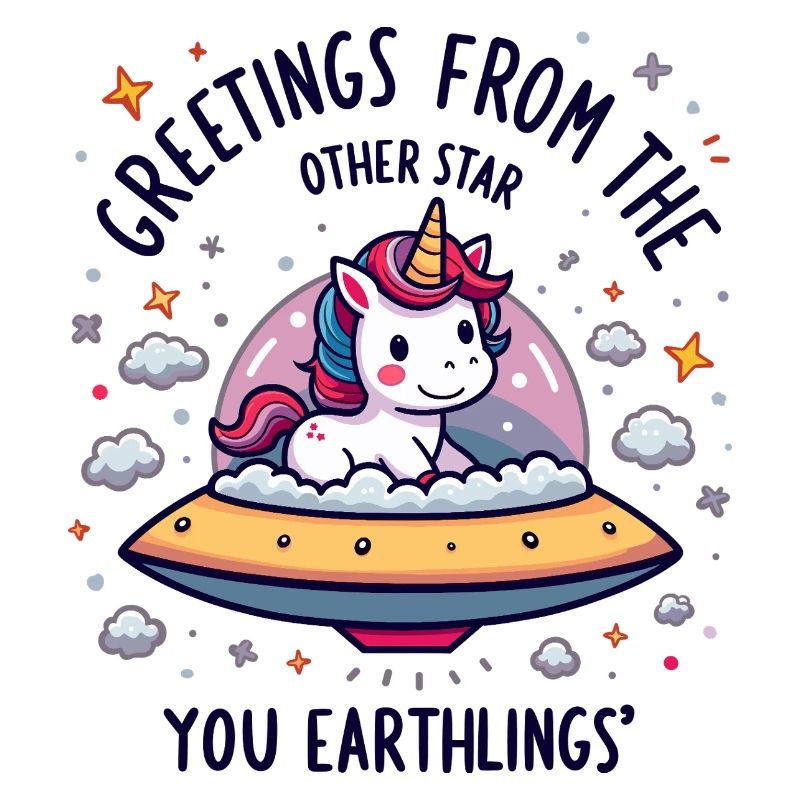 Licorne vue de l’espace