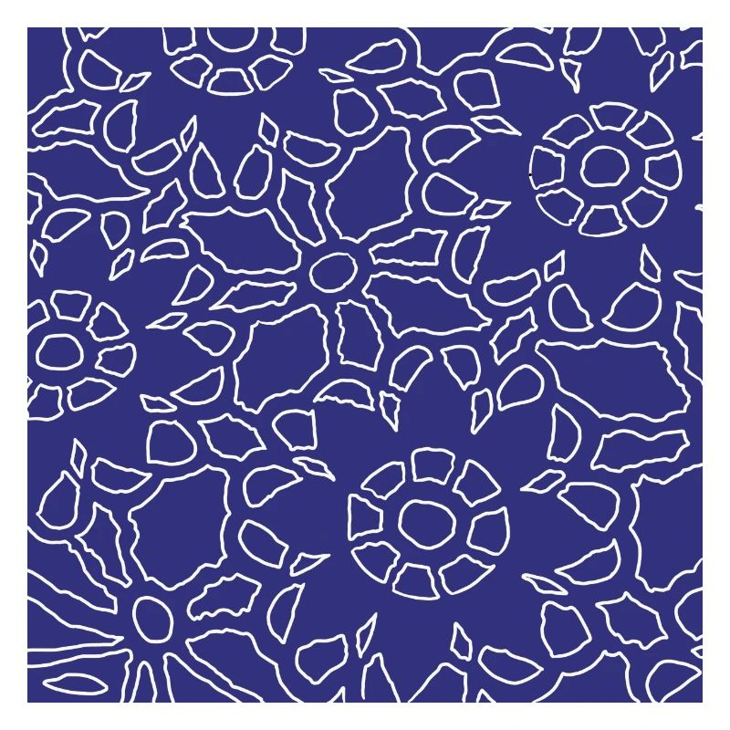 Linear Christmas geometric pattern