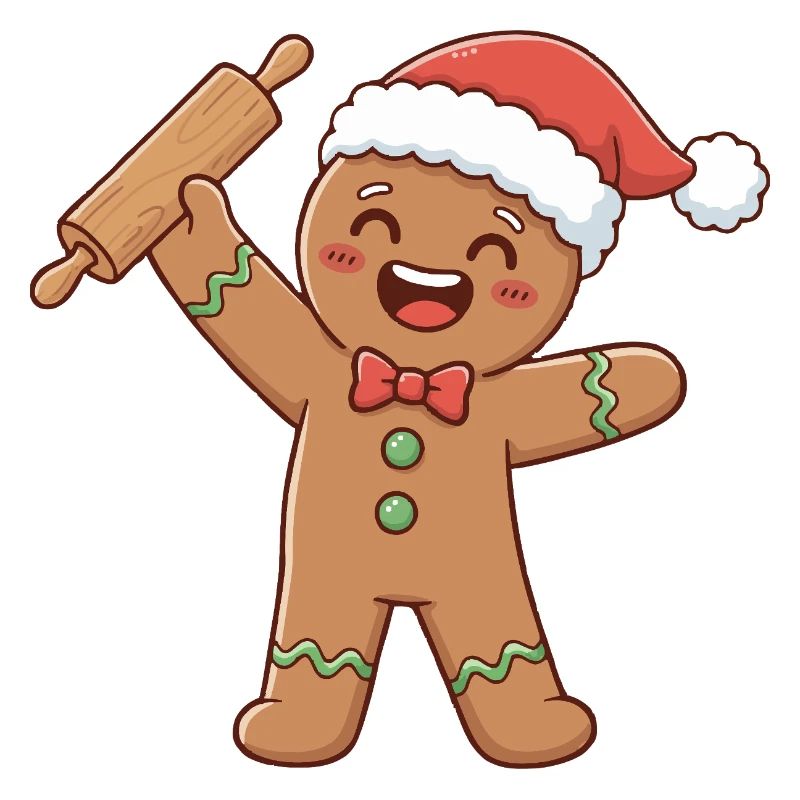 Christmas Baking Art Baker