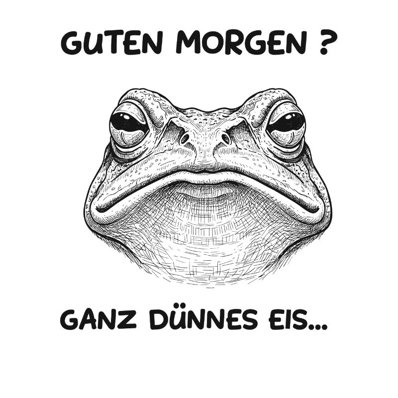 dünnes eis