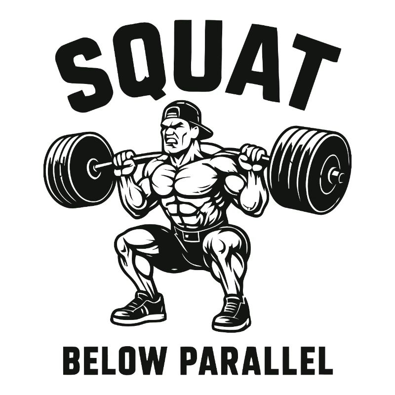 Squat Below Parallel Heavy Lifter