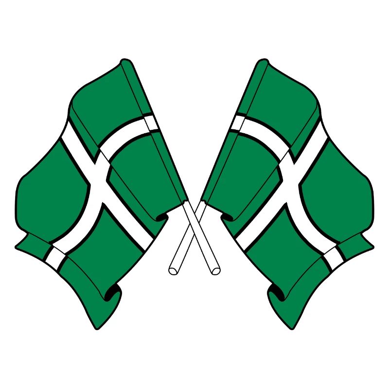 Drapeaux croisés du Devon