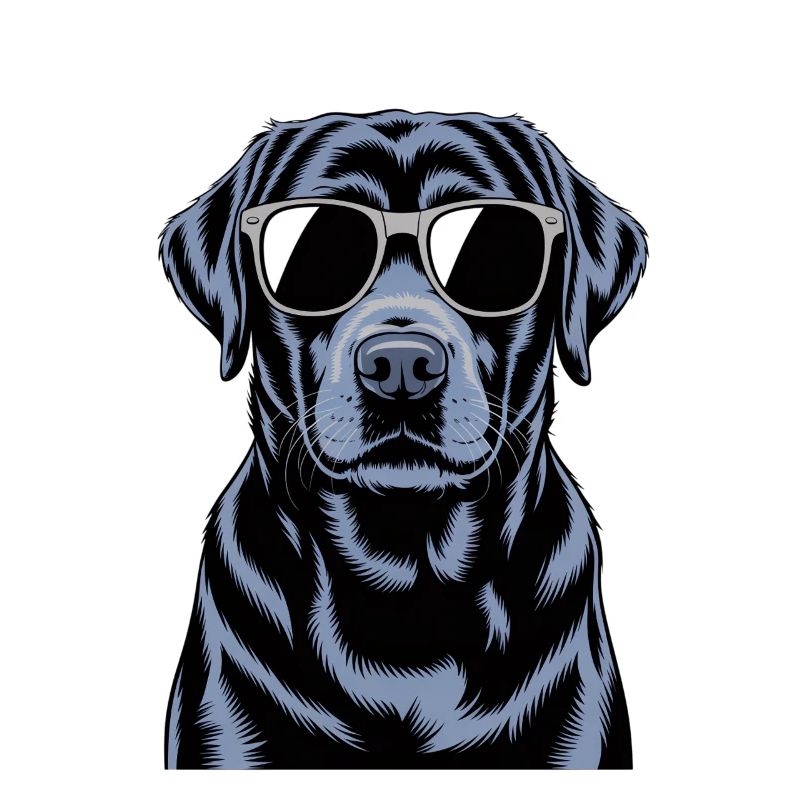 Schwarzer Labrador 