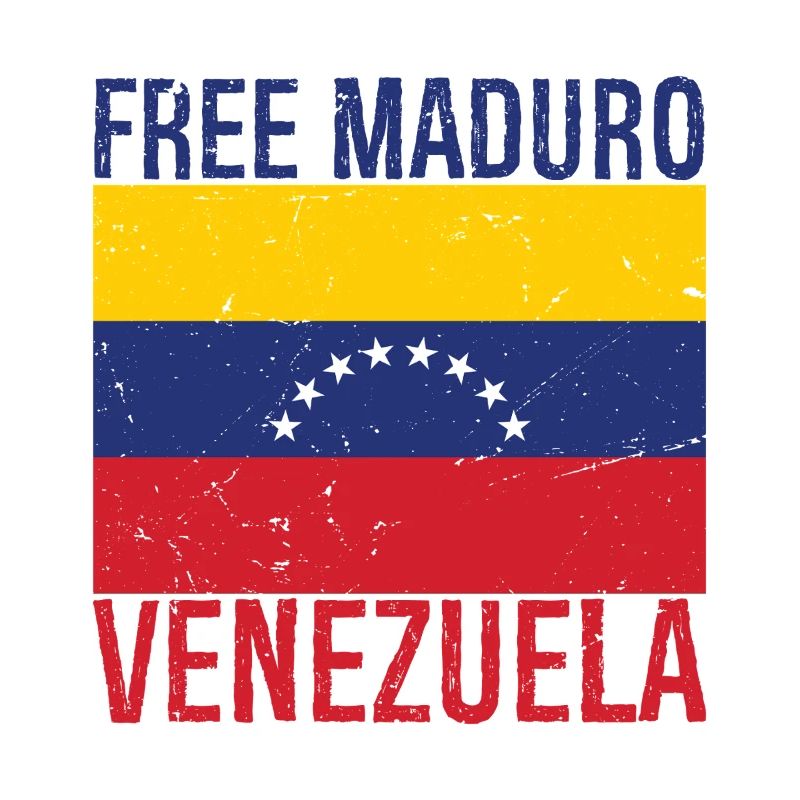 Drapeau du Venezuela de Maduro libre