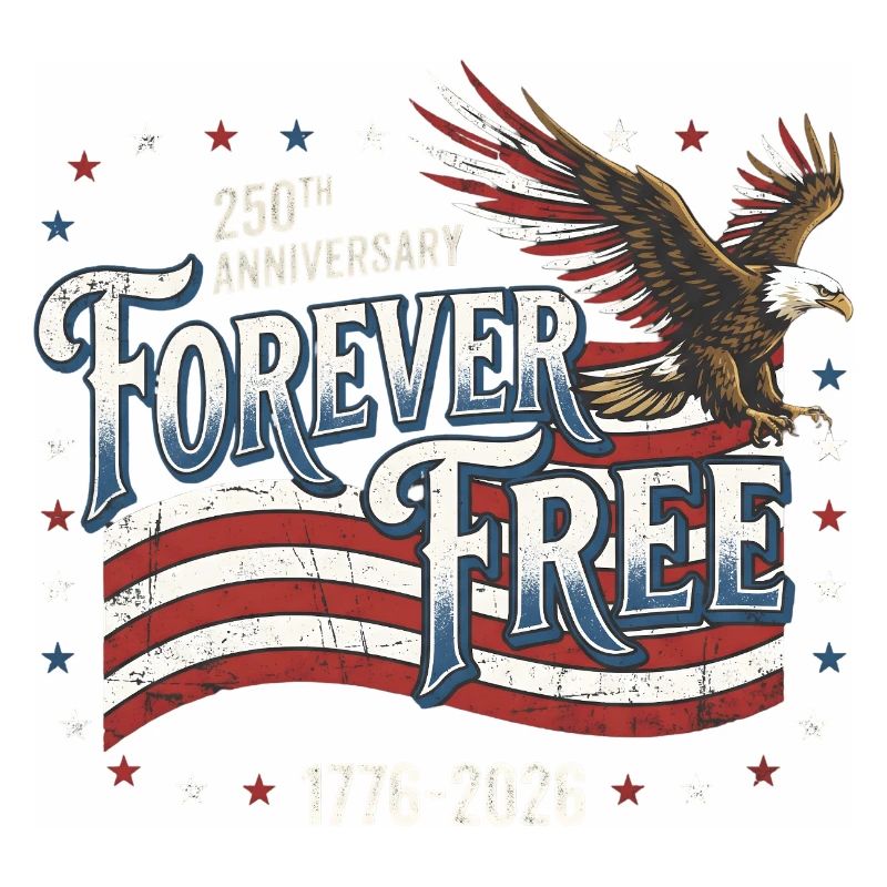 250 ans anniversaire de l’Amérique : Forever Free Eagle