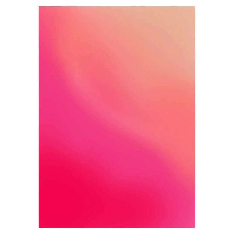 Gradient - Waves pink red customizable