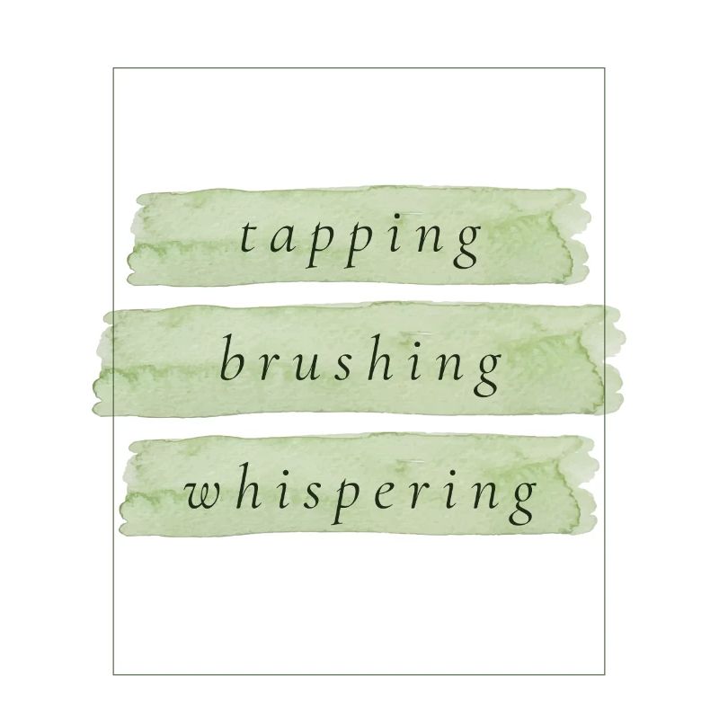 Tapping Brushing Whispering | ASMR Trigger Design