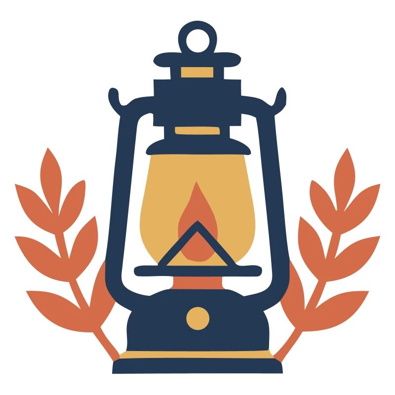 Camping Lantern Nature Forest