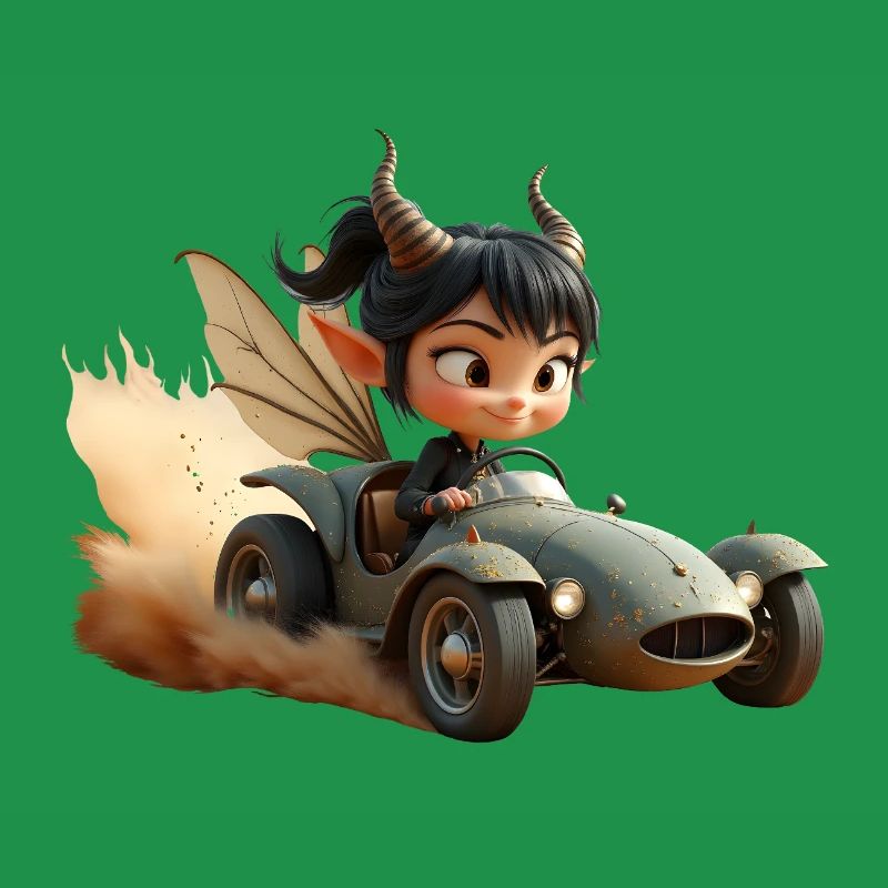 Gobelin d’aventure dans un wagon de sable