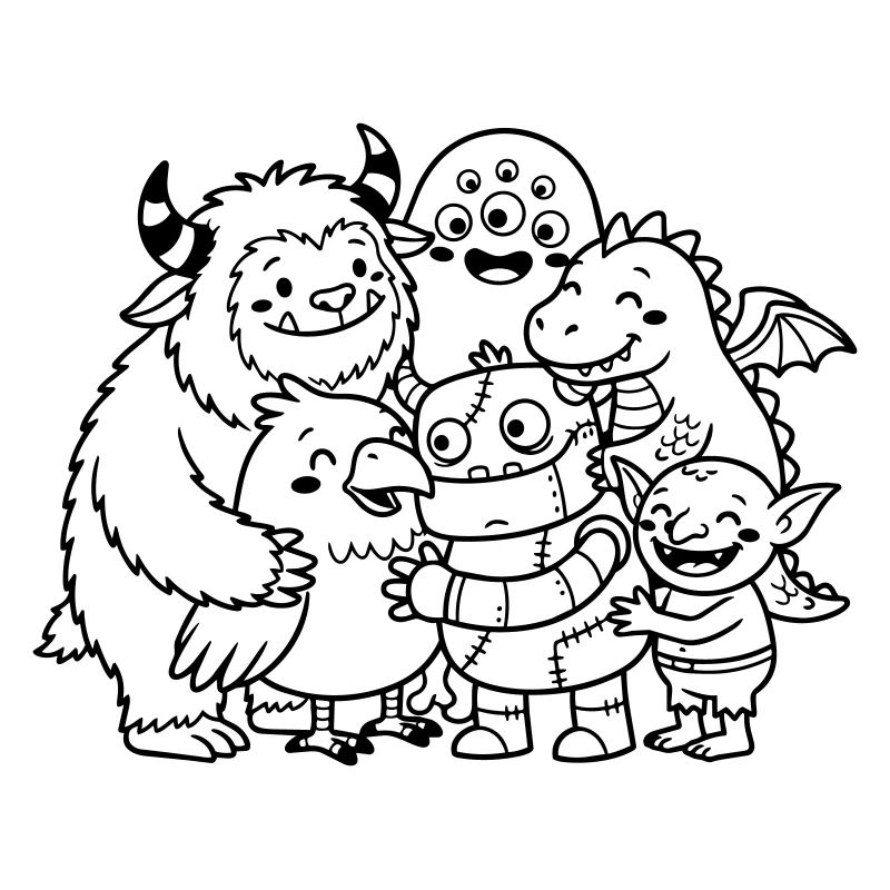 monstres mignons