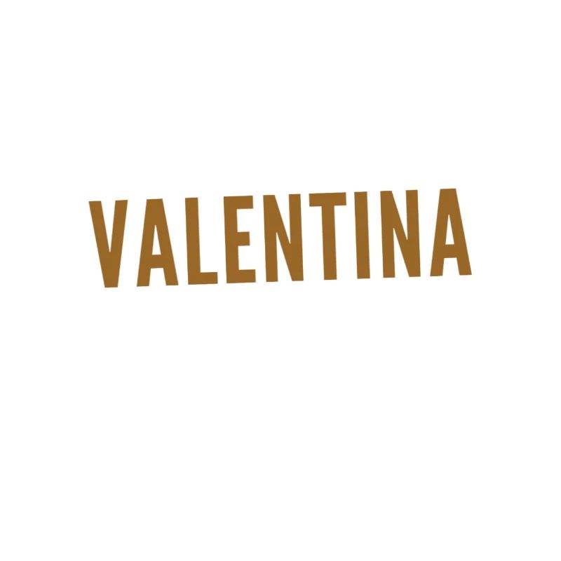 vor dir steht eine Valentina