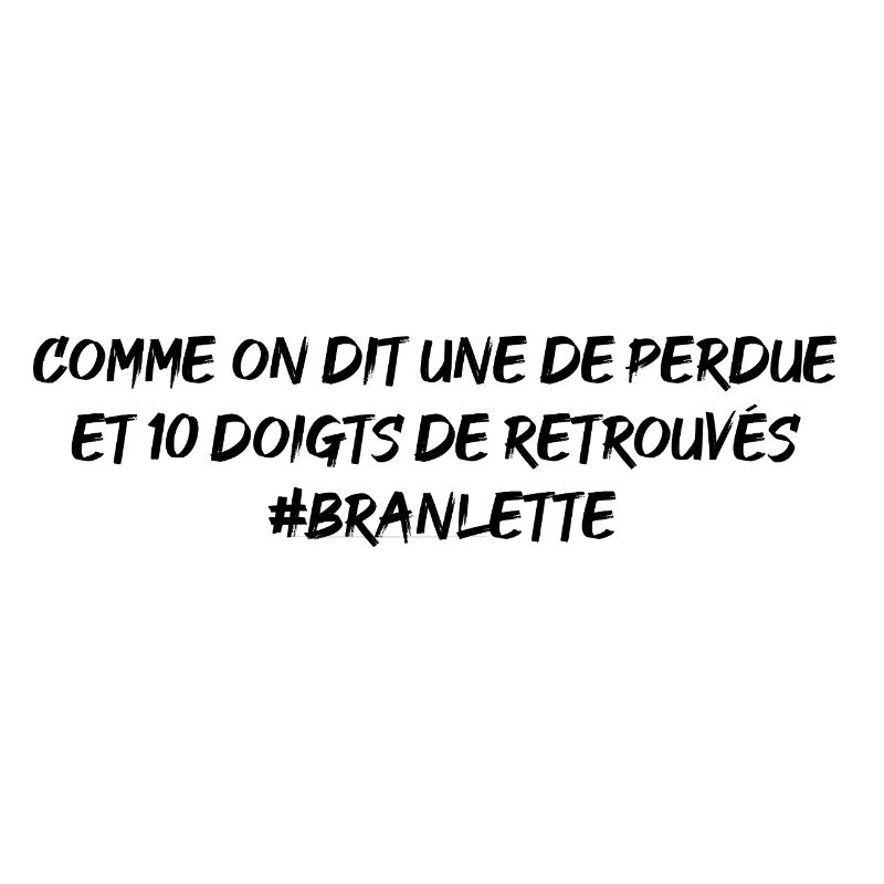 Comme on dit, une de perdue 10 doigts de retrouvés