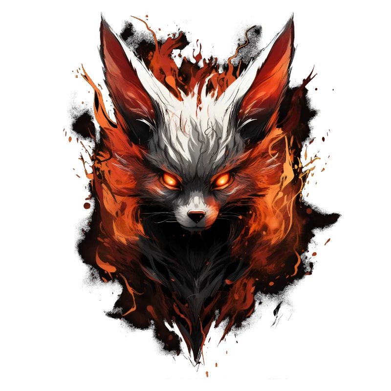 Volpe Demone Fennec Dämon Fuchs