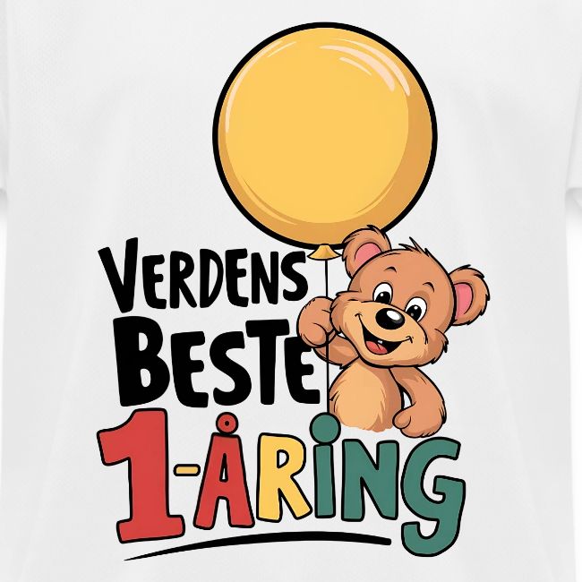 Verdens beste 1-åringv - Gave til 1-åring