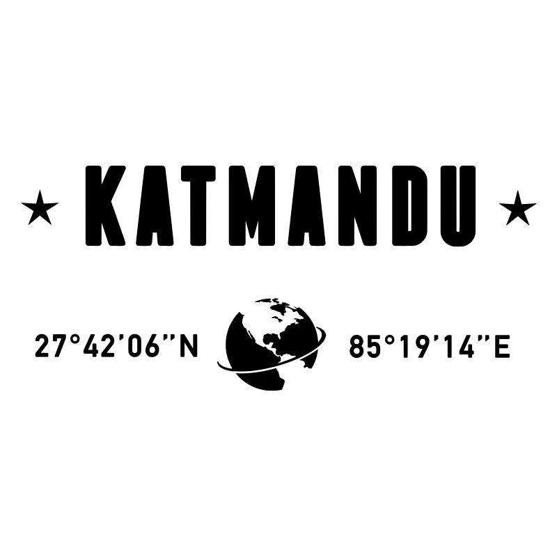 Katmandou, Népal, coordonnées : planète Terre