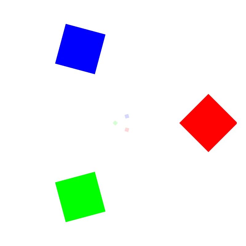 Art abstrait - Design rectangle coloré