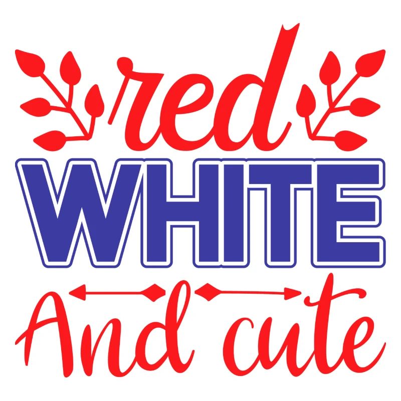 Red white and cute