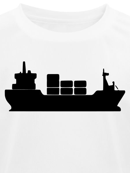 Schifffrachter Silhouette