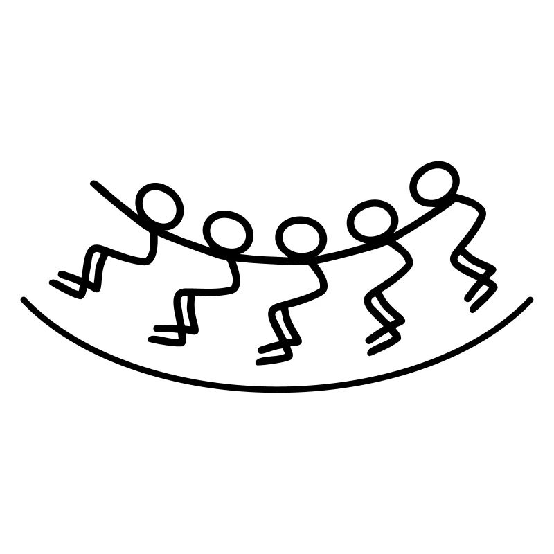 Strichmännchen Karussell