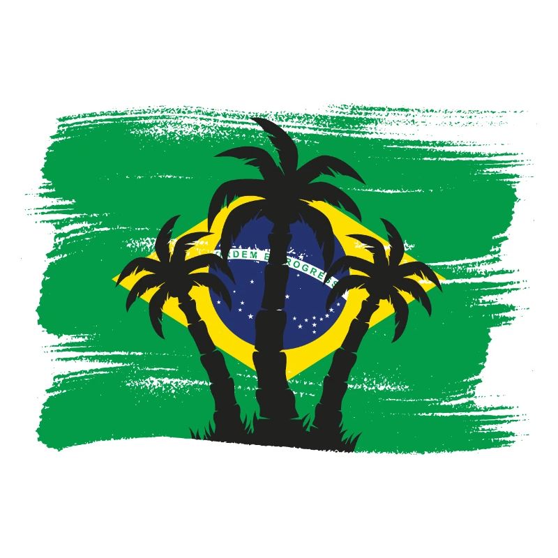 Drapeau du Brésil Drapeau de l’Amérique du Sud