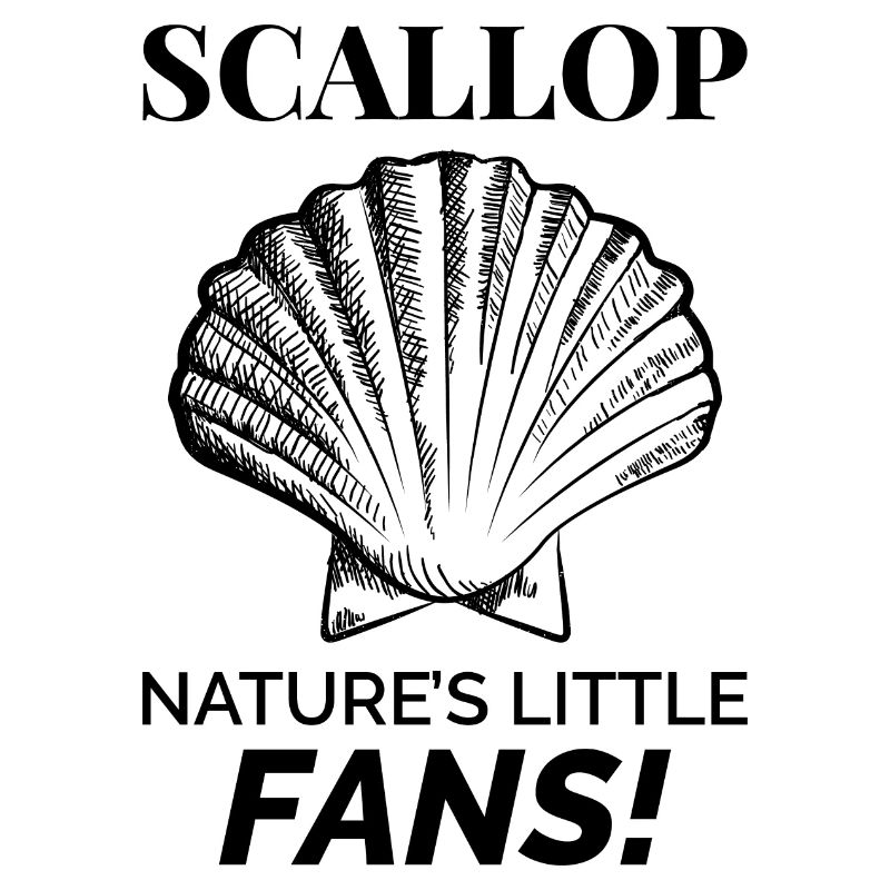 Scallop Seashells Collector Beachcomber Shellfish