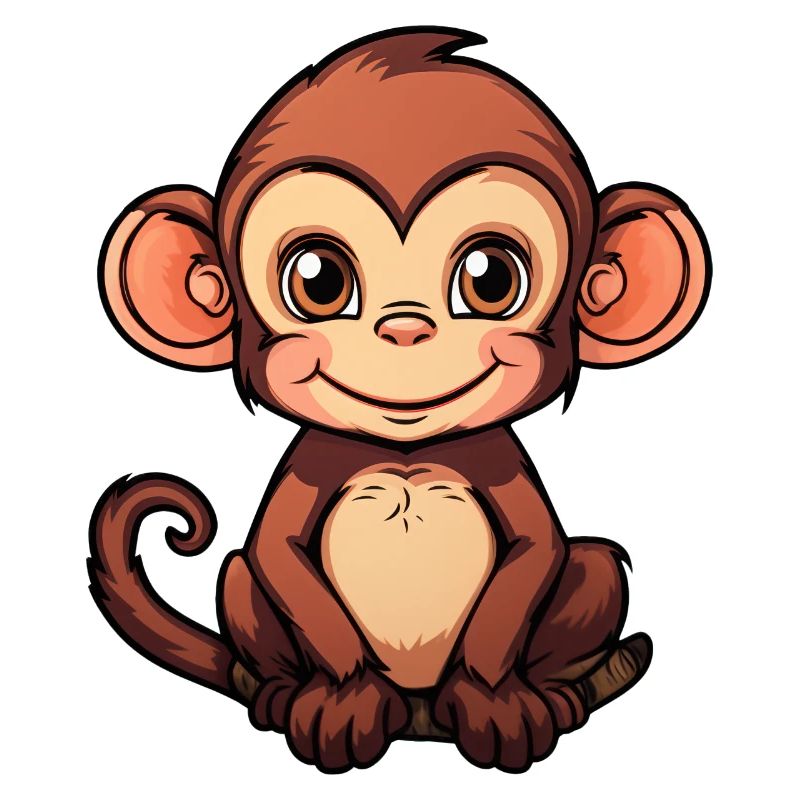 mignon petit singe