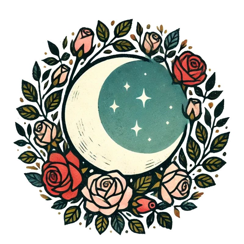 Crescent Moon Roses
