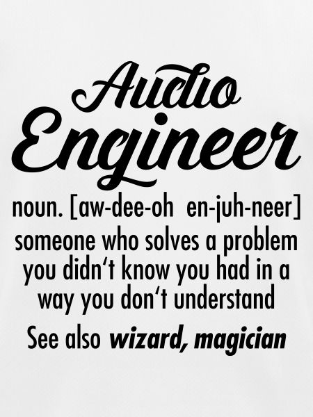 Audio Engineer - Definition