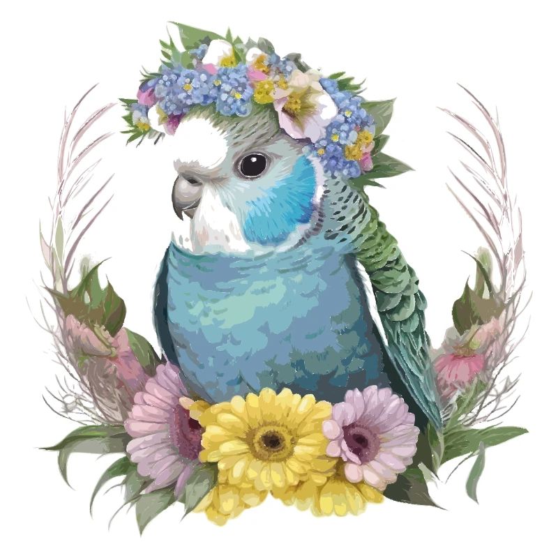 Pretty budgerigar