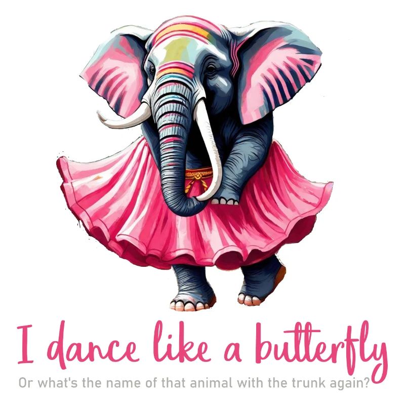 I dance like a butterfly